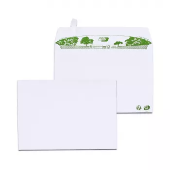 GPV ERAPure 3303 busta C5 (162 x 229 mm), senza finestra, 80 g/m², carta 100% riciclata, bianca, senza cloro
