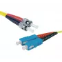 Exertis Connect cavo patch in fibra ottica ST/UPC su SC/UPC monomodale duplex, 2m, OS2, LSZH, giallo 392882