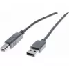 Exertis Connect 532408 cavo USB 2.0, USB-A a USB-B, 1,8 m, grigio