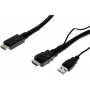 Exertis Connect cavo HDMI High Speed con Ethernet, 4K 60Hz, amplificazione attiva, 10m, nero 128944