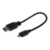 EXERTIS CONNECT cavo adattatore Micro USB OTG, USB-A femmina a Micro-B maschio, 0,15 m, nero 532416