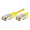 EXERTIS CONNECT cavo patch Cat.6 F/UTP, 1 m, giallo, Slim Snagless Boot 842101