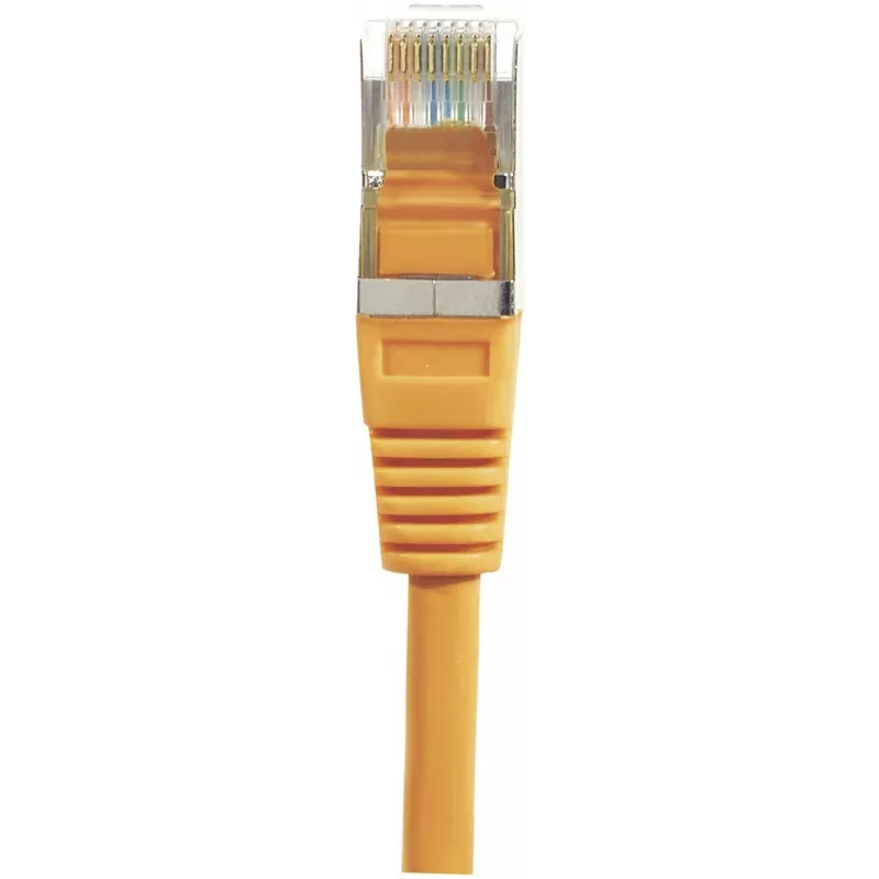 EXERTIS CONNECT cavo patch Cat6 F/UTP, arancione, 3,0 m, Slim Snagless Boot 234130