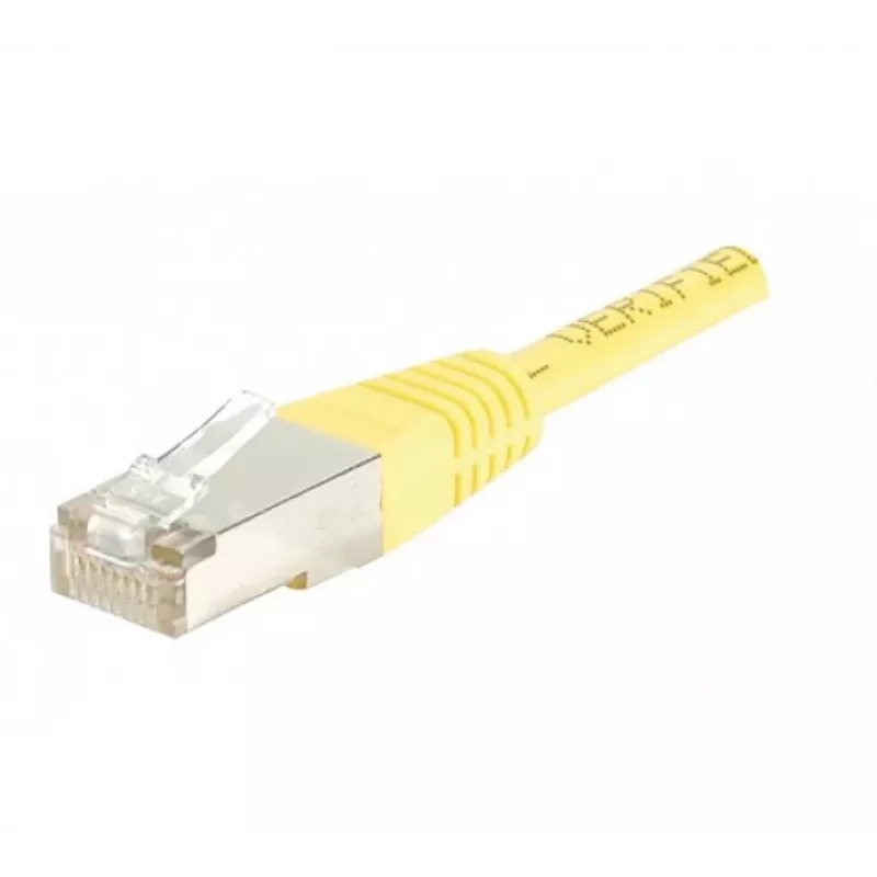 EXERTIS CONNECT cavo patch di rete Cat.5e F/UTP, RJ45, giallo, 1,0 m 847151
