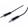 EXERTIS CONNECT Cavo audio stereo 3,5 mm 5 m connettore maschio su connettore maschio, nero 108567