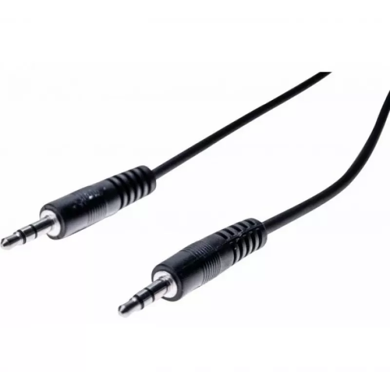 EXERTIS CONNECT Cavo audio stereo 3,5 mm 5 m connettore maschio su connettore maschio, nero 108567