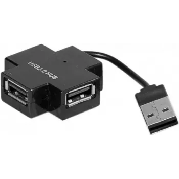 Exertis Connect 021111 Hub USB 2.0 - 4 porte, nero