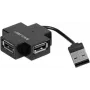 Exertis Connect 021111 Hub USB 2.0 - 4 porte, nero