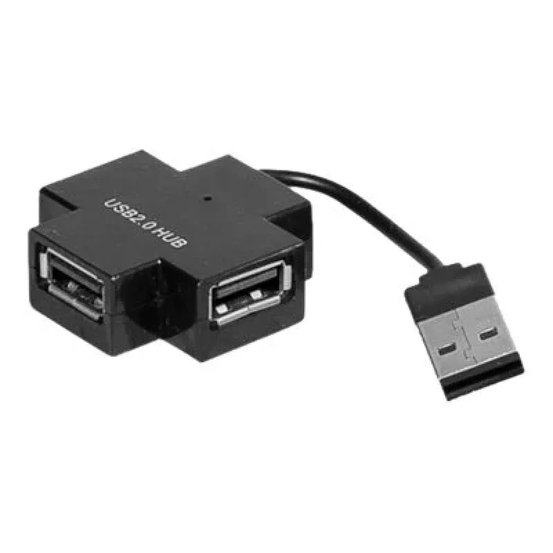 Exertis Connect 021111 Hub USB 2.0 - 4 porte, nero