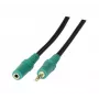 EXERTIS CONNECT Cavo prolunga audio stereo 3,5mm M/F 3,0m nero 108865
