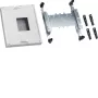 Hager UK21LH0 Modulo portapparecchi, 1 ME, bianco puro