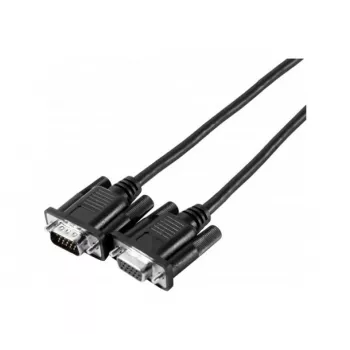 EXERTIS CONNECT Cavo monitor SVGA Eco, HD D-Sub 15 poli connettore maschio su connettore femmina, 3,0 m, nero - Cavo monitor economico per applicazioni standard (117810)
