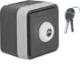 Hager WNC035 Interruttore a chiave da parete 2 poli deviatore IP44 grigio chiaro