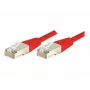 EXERTIS CONNECT Cavo patch Cat.6 F/UTP, rosso, 7,0 m, Slim Snagless 243570