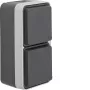 Hager WNC174 Presa Schuko, grigio, da incasso, 16 A, 250 V