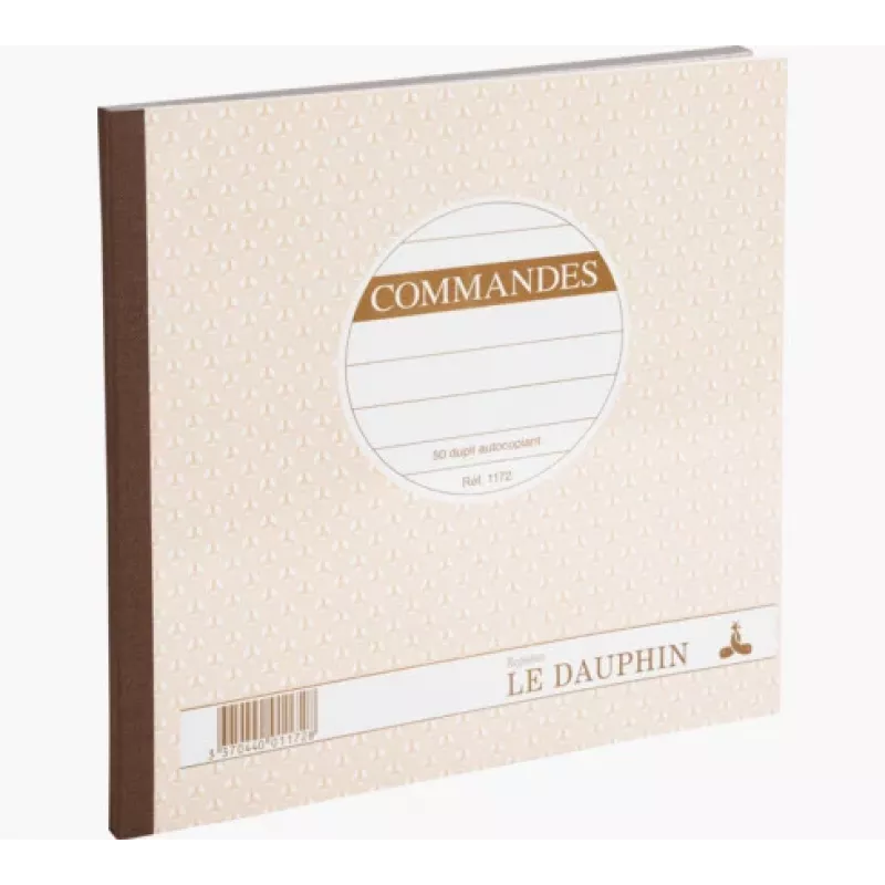 Le Dauphin Manifold Commandes Blocco modulo d'ordine, 210 x 210 mm, 2 parti autocopiante, 50 set, bianco/giallo (1172D)