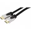 EXERTIS CONNECT Cavo HDMI High-Speed con Ethernet, placcato oro, intrecciato, 1,5 m, nero 127899