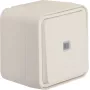 Hager WNC021B Pulsante, da parete, illuminato, 1 NO, IP55, bianco polare