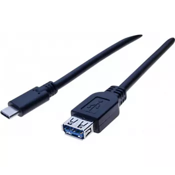 EXERTIS CONNECT Cavo adattatore USB-C su USB-A, 50 cm, nero 150319