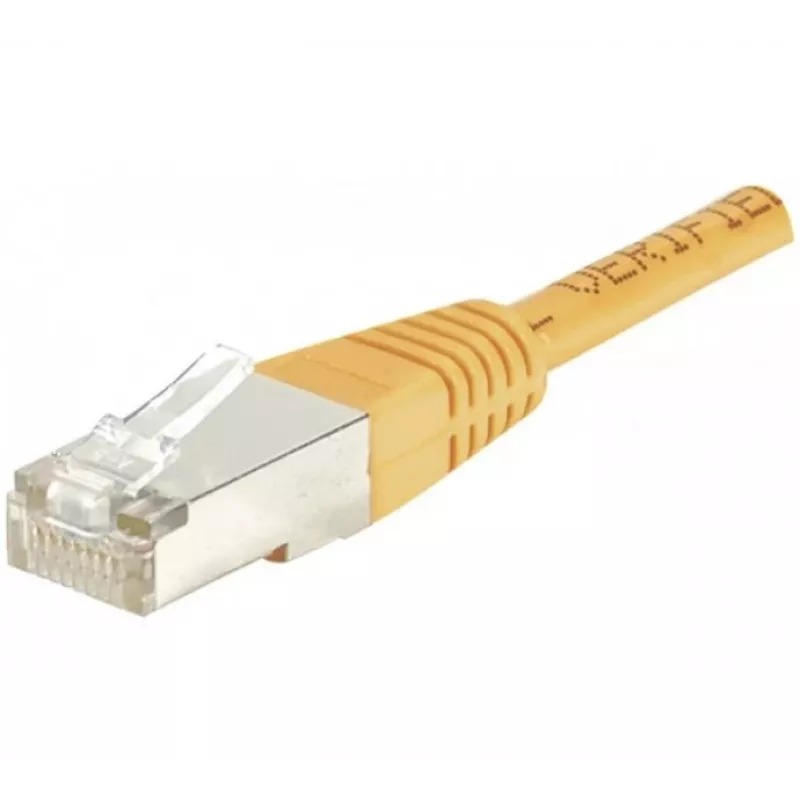 EXERTIS CONNECT Cavo patch CAT.6 F/UTP, arancione, 0,5 m, Slim Snagless 234100