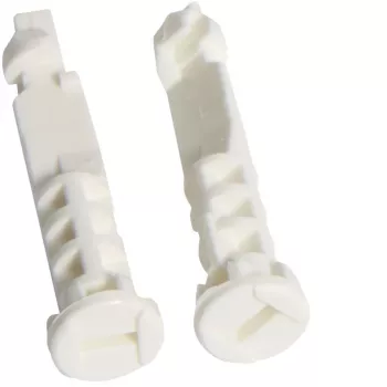 HAGER Perno di tenuta ZZ71A, 2 pezzi, acciaio, 6 mm di diametro, 30 mm di lunghezza, per motori tubolari Somfy