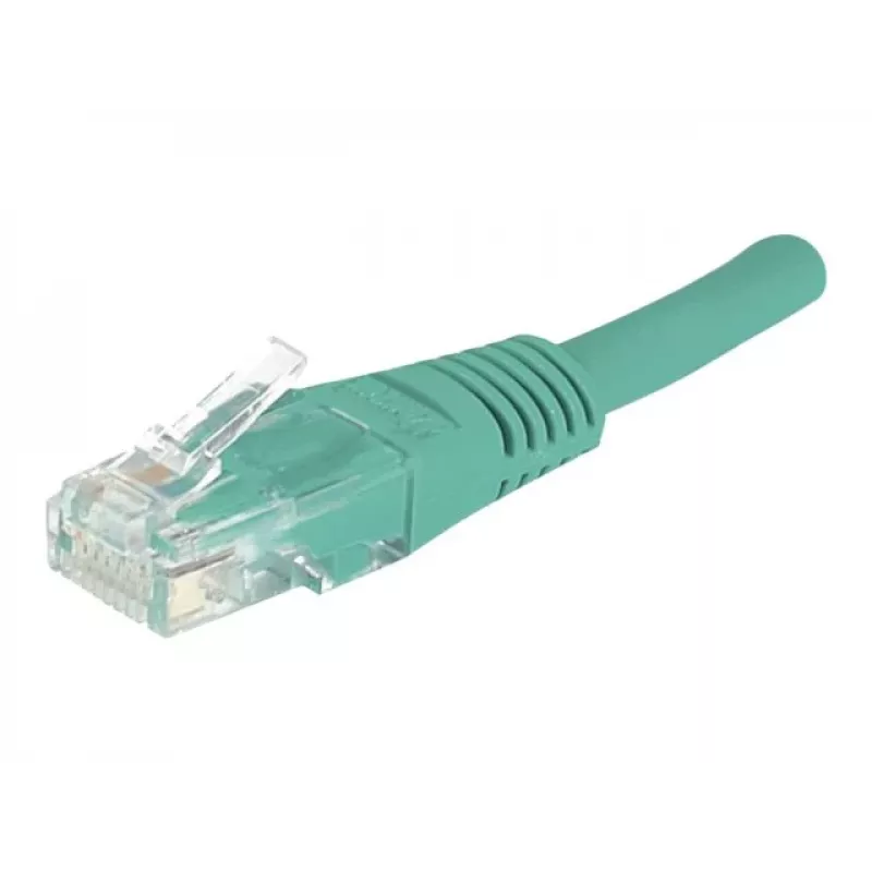 Exertis Connect Cavo patch Cat6 U/UTP RJ45 su RJ45 3m verde stampato 244730
