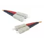 Exertis Connect Cavo patch fibra ottica duplex multimodale SC/UPC su SC/UPC, OM2 50/125µm, LSZH, 1m, arancione 392691