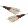 Exertis Connect Cavo patch fibra ottica OM3 SC duplex su SC duplex, acqua, 30 m 392759