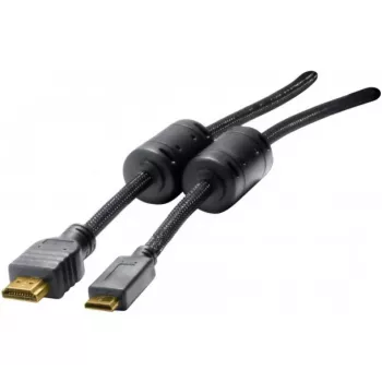 Cavo EXERTIS CONNECT Mini-HDMI, High-Speed HDMI, placcato oro, connettore maschio HDMI Type-A su connettore maschio Mini-HDMI Type-C, 3,0 m 128280
