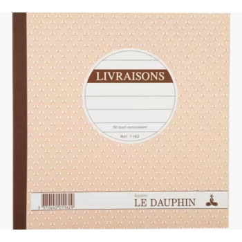 Le Dauphin blocchetto per documenti di trasporto, 210 x 210 mm, duplicato (1162D) - 1 blocco