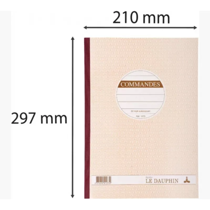 Le Dauphin Manifold Commandes, 297 x 210 mm, tripli (1273D) - 1 pezzo
