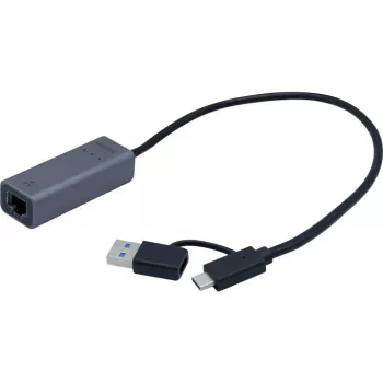 EXERTIS CONNECT adattatore di rete USB 3.1 Gigabit Pro con convertitore Type-C (310761)