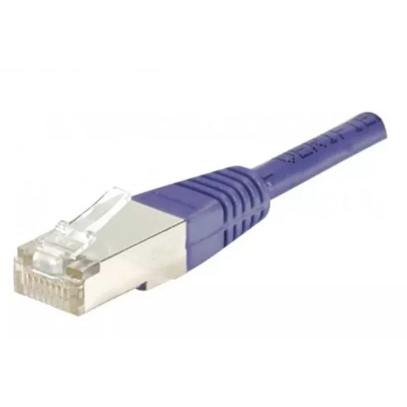 EXERTIS CONNECT cavo patch Cat6 F/UTP, viola, 1,0 m, Slim Snagless Boot 234170