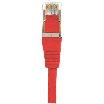 EXERTIS CONNECT Cat.6 F/UTP cavo patch, rosso, 1,0 m, Slim Snagless Boot 842103
