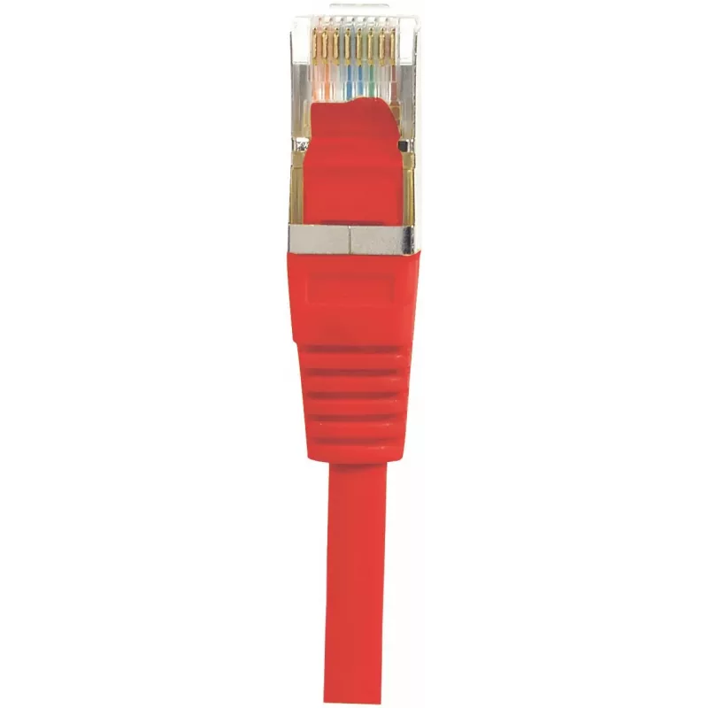 EXERTIS CONNECT Cat.6 F/UTP cavo patch, rosso, 1,0 m, Slim Snagless Boot 842103