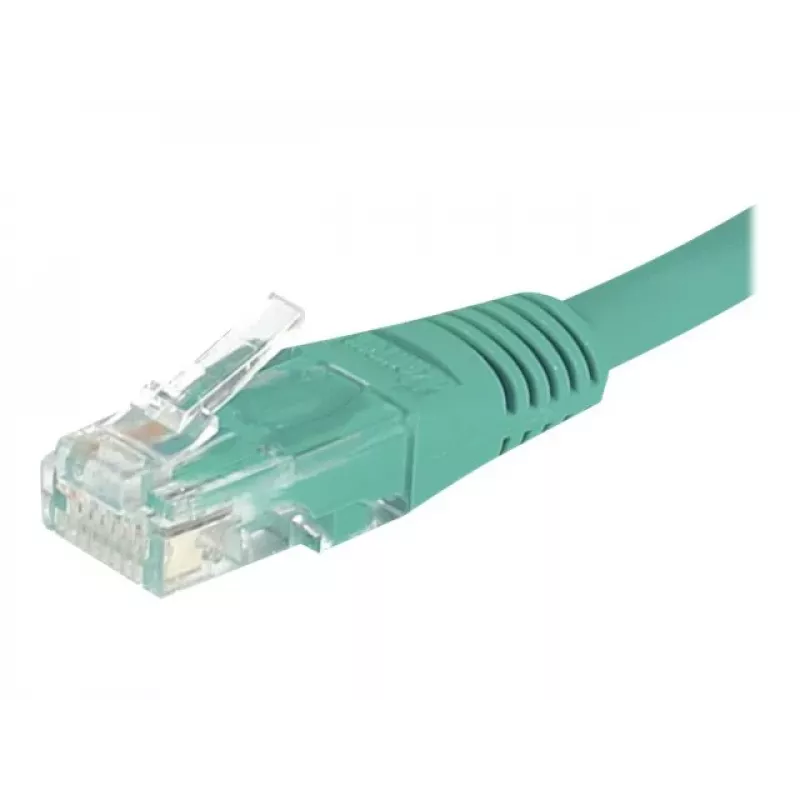 EXERTIS CONNECT Cat6 U/UTP cavo patch, 5m, verde, RJ45, protezione linguetta 244750