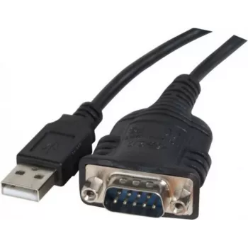 Exertis Connect 040341 cavo adattatore USB Type-A a DB-9 RS-232 seriale, 1 m, nero