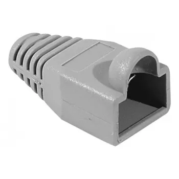 EXERTIS CONNECT protezione antiurto RJ45 per cavi tondi, grigio, confezione da 10 253161