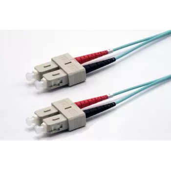Ekivalan OM3 cavo patch in fibra ottica duplex SC/SC 1m aqua COZOM3DCDC2SA0010A