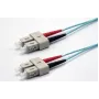 Ekivalan OM3 cavo patch in fibra ottica duplex SC/SC 1m aqua COZOM3DCDC2SA0010A
