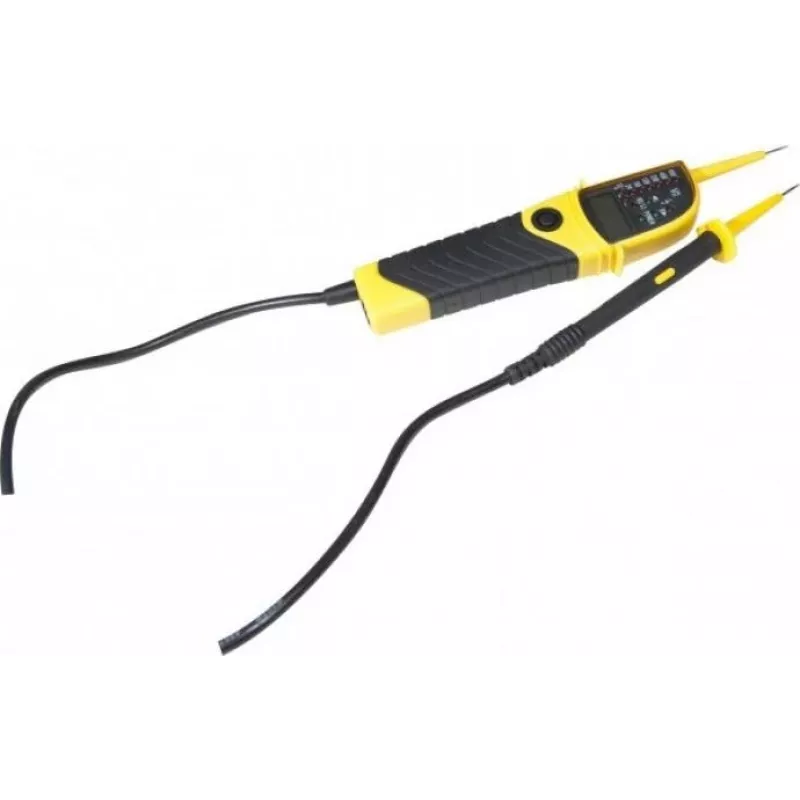 EXERTIS CONNECT cercafase con display LCD e indicatore alta tensione, 12-600V AC/DC 045076