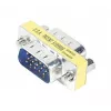 Mini gender changer TECLINE, HD D-Sub a 15 poli connettore maschio su maschio per VGA (50408)