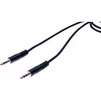 Cavo audio stereo 3,5 mm EXERTIS CONNECT connettore maschio su maschio 1,5 m nero 108569