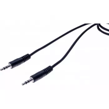 Cavo audio stereo 3,5 mm EXERTIS CONNECT connettore maschio su maschio 1,5 m nero 108569