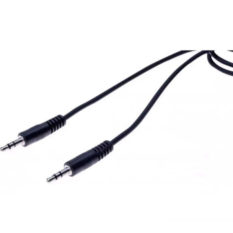 Cavo audio stereo 3,5 mm EXERTIS CONNECT connettore maschio su maschio 1,5 m nero 108569