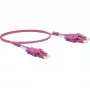 Cavo patch in fibra ottica OM4 Uniboot LC duplex su LC duplex EXERTIS CONNECT, 50/125 µm, viola erica, 5 m 392954