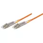 Cavo patch in fibra ottica OM1 TECLINE LC duplex su LC duplex, 62,5/125 µm, arancione, 30 m 86330