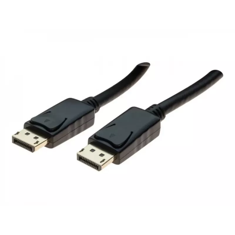 Cavo DisplayPort 1.1 EXERTIS CONNECT, connettore maschio DisplayPort su maschio, 10 m, nero EXC128057