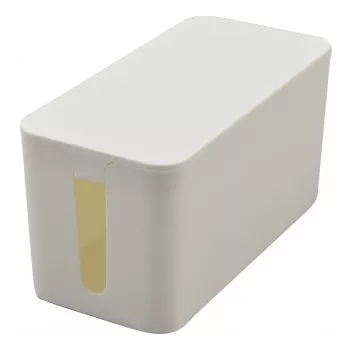 Piccola scatola di gestione cavi Exertis Connect per ciabatte, bianco, 240 x 120 x 130 mm 573425