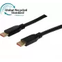 Cavo DisplayPort 2.1 Exertis Connect UHBR13.5 GRS maschio a maschio 3 m nero 127243